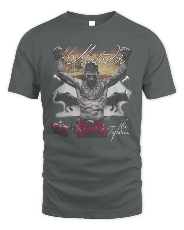 UFC Ilia Topuria Bull Fight Boxy T Shirt